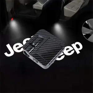 2pcs For JEEP Sensor Door Light Projector LED Light This product card also has 35 different brand car model light projectors to choose from