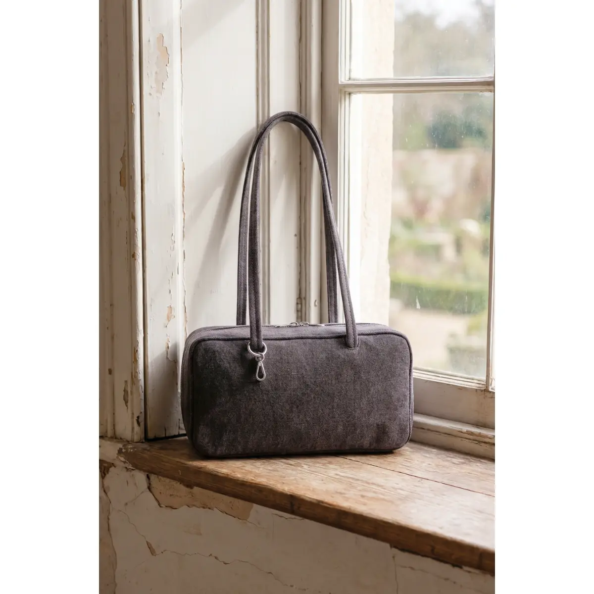 Denim Bowler Bag