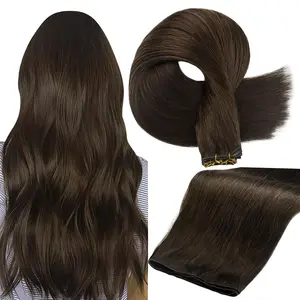Full Shine Genius Weft Hair Extensions Hand Tied Weft Human Hair Extensions Remy Straight Hair For Women 50-60G TikTokShopBlackFriday TikTokShopDealsforYouDays #SummerWins #SummerVibes,summerwins