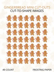 Gingerbread mini cut-outs