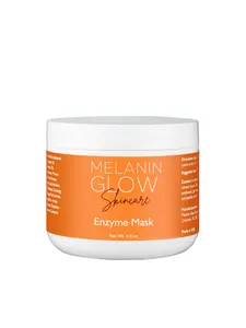 Melanin Glow Enzyme Mask - 4 oz - Hydrating, Skin Repair, Exfoliant, Comfort Skincare for Enhanced Skin Health