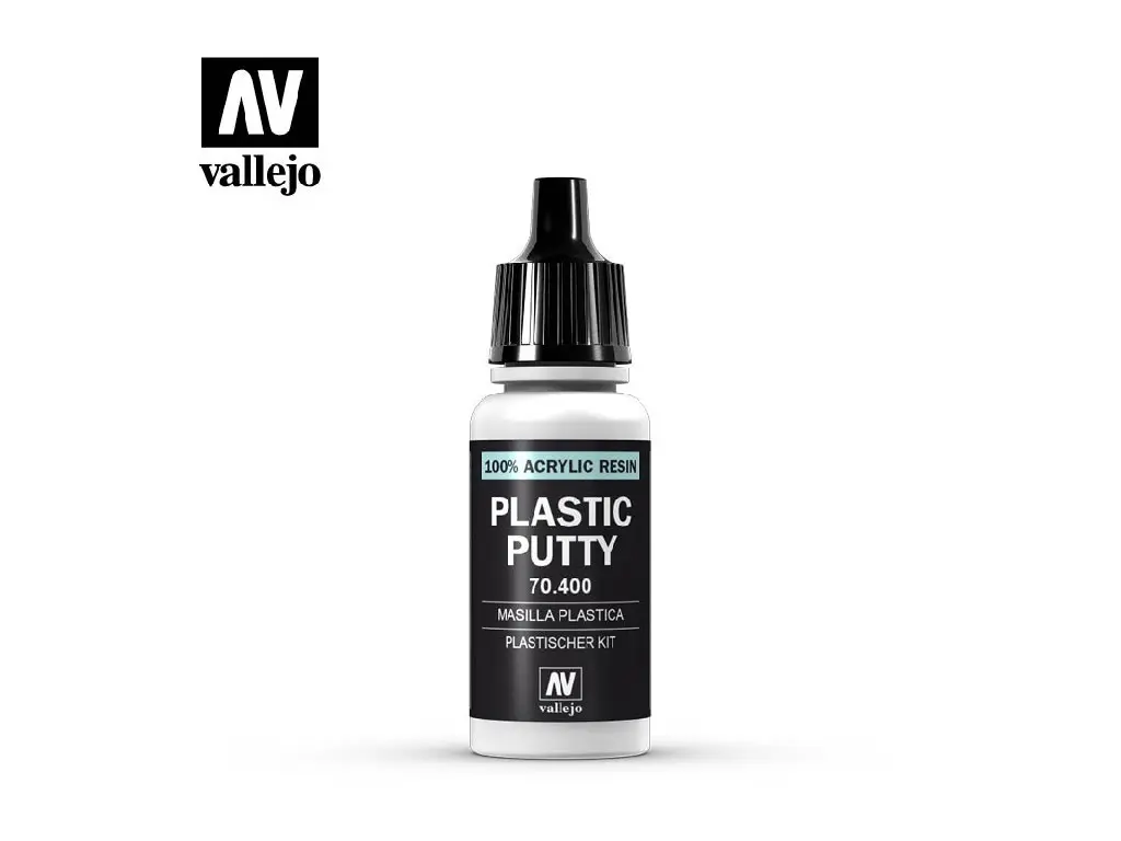 212 MAIN Vallejo Plastic Putty Paint, 17ml Art & DIY Painting Supplies, Opaque Finish Stone Hard Formula Textured Paste, for Model Rebuilds & High Reliefs, Office & School Educational Stationery