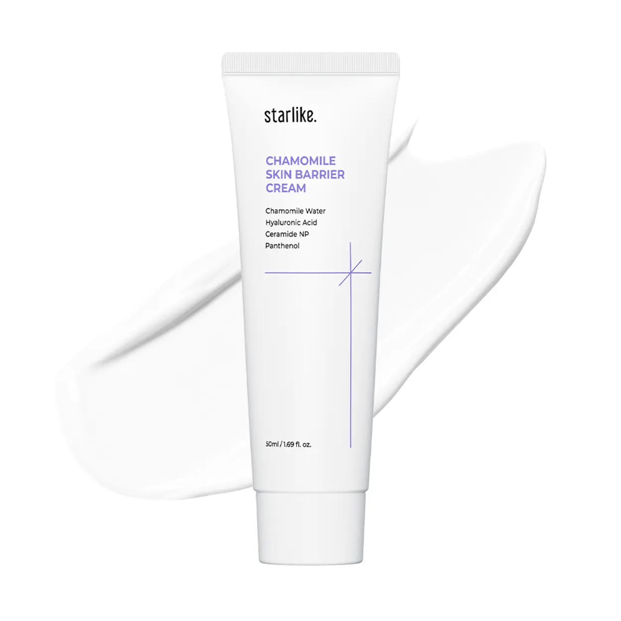 starlike Chamomile Skin Barrier Face Cream I 1.69 Fl Oz (50 ml) I Moisture-Locking I Deep Hydrating, Moisturizing & Balancing I Korean Skin Care I Panthenol, Peptides, Cholesterol & Fatty Acids