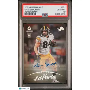 Sam Laporta PSA 2023 Panini Luminance #131 10