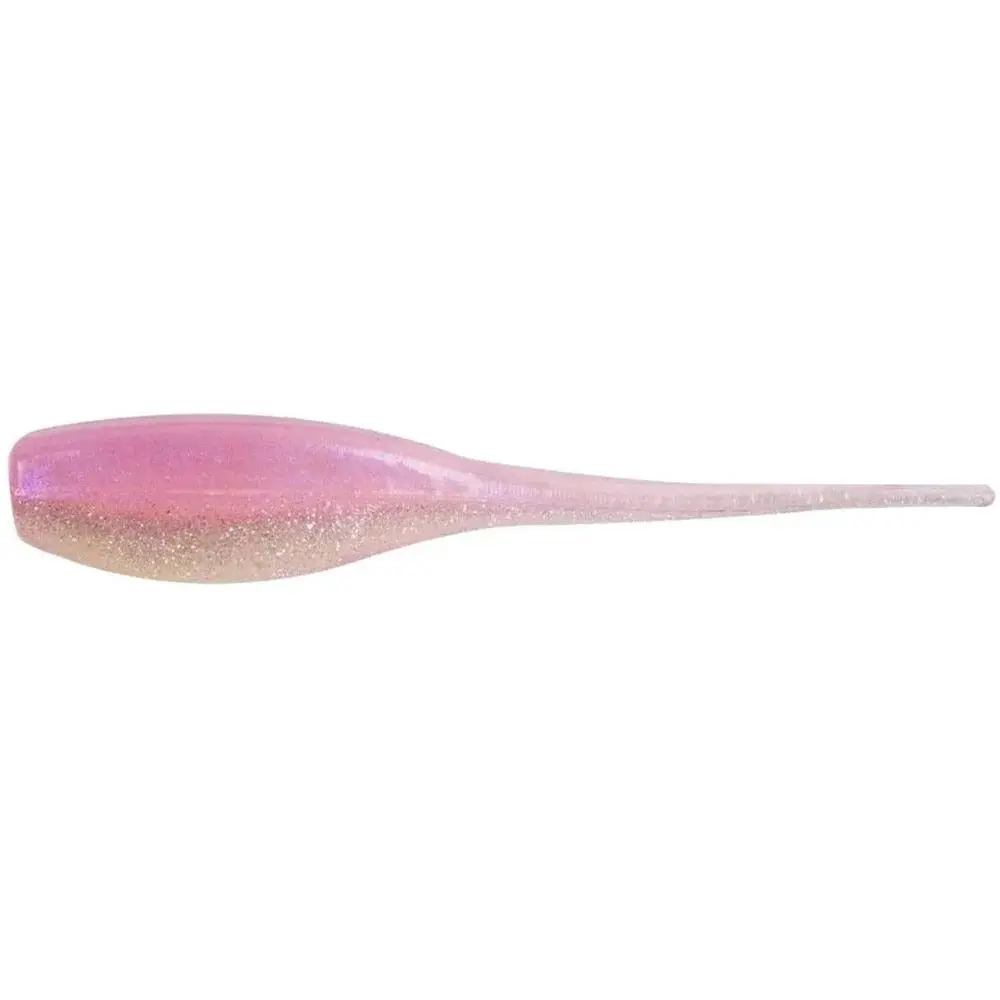 Soft Plastic Baby Shad Lures, 2 Inch Spear-Tail Baits for Freshwater Crappie Fishing, 18-Pack in Multiple Colors, Pink Lemonade, Kiwi, Attract Crappie, Freshwater Use, Incredible Action, Tapers To A Flapping And A Spear-Shaped Tail