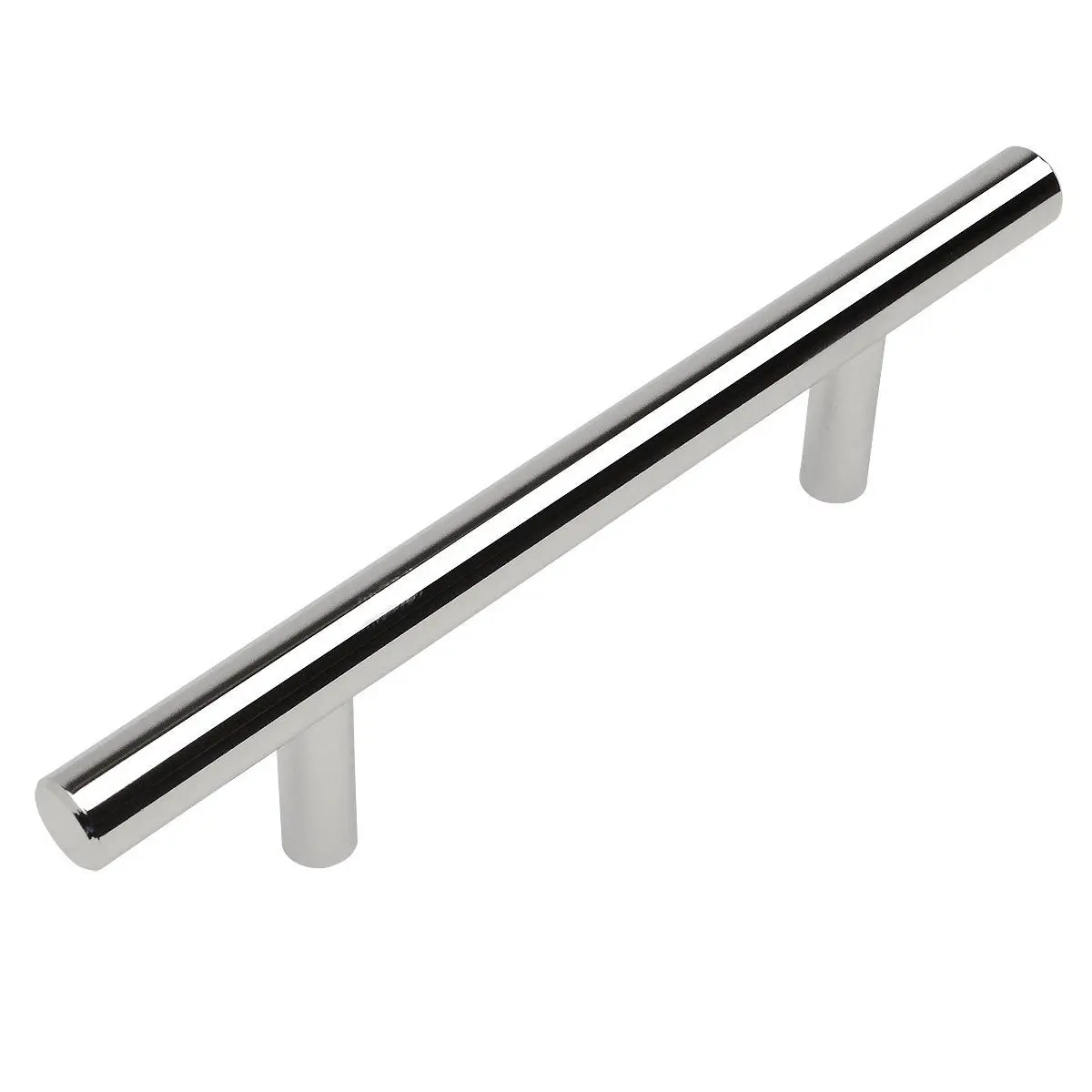 Cosmas 404-4CH Polished Chrome Slim Line Euro Style Bar Pull