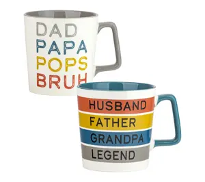 10 Strawberry Street Father's Day Coffee Mug Gift Set