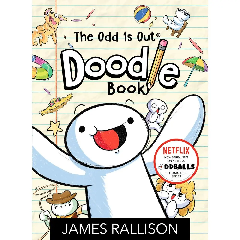 USED Book - The Odd 1s Out Doodle Book by Rallison, James (Paperback) - english