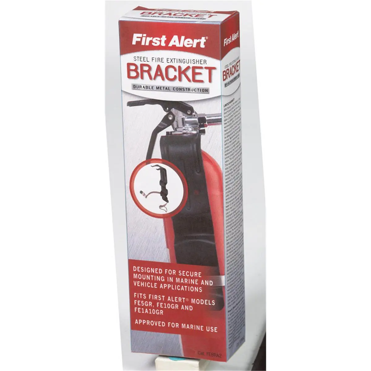 212 MAIN Stainless Steel Fire Extinguisher Bracket, 2lb Capacity, UL Certified, Secure Mounting Fastener Hook for Fire Safety Equipment (Tools & Hardware Category)