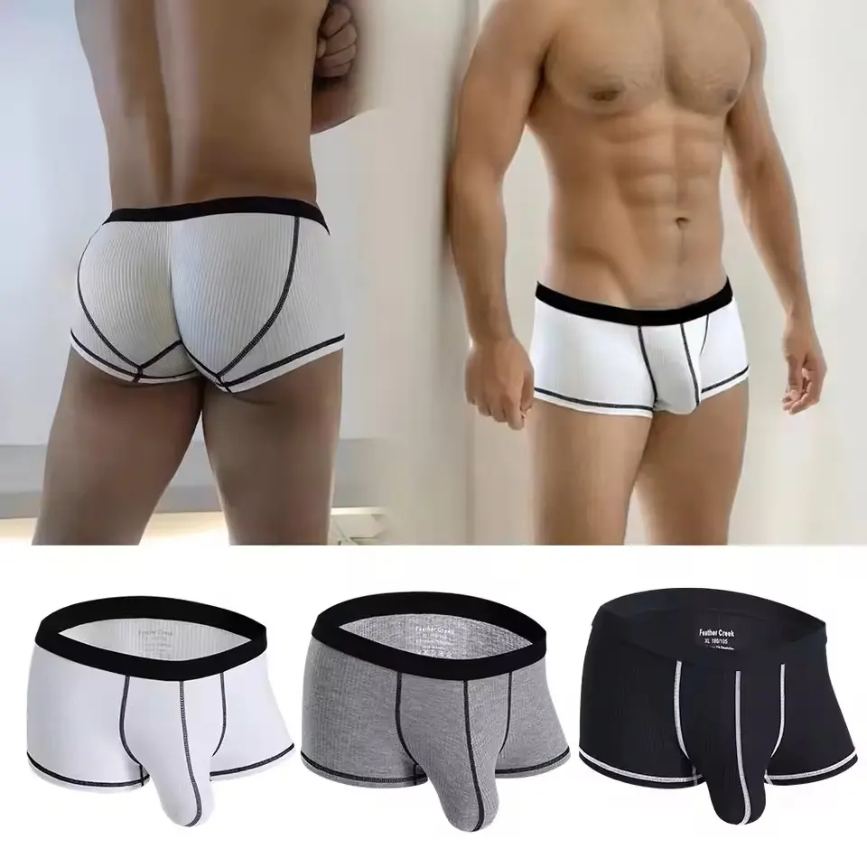 Hot Mens High Elasticity Boxer Shorts Summer Quick Dry Ultra Thin Breathable Large Pockets Casual Loose Fit Sports Gym Underwear