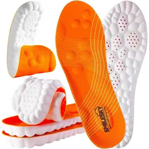 SMILESKY 2 Pairs 4D Cloud Insoles for Men & Women Super Soft Memory Foam Shock Absorption Anti-Fatigue Insoles Relieve Foot Pain for Hiking Standing All Day Ergonomic Comfort Podiatrist-Recommended Arch Support Footwear Shoe Cover Knee outdoorfun