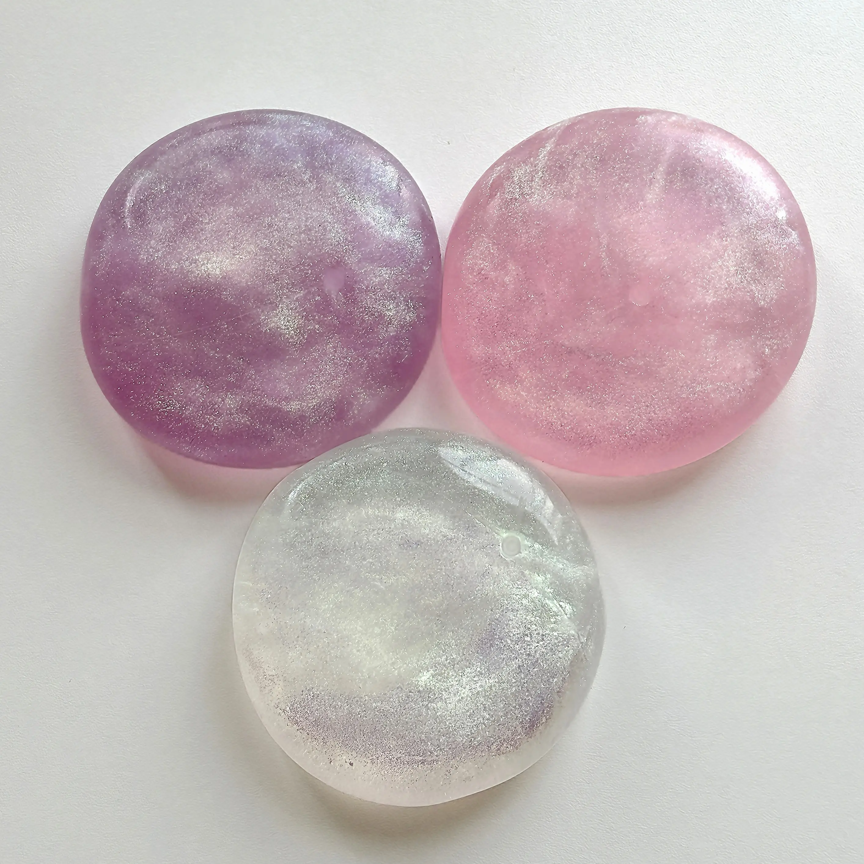 1 Pcs Mochichi Bare Touch Stress Ball, Silent Jelly Sensory Fidget Toy Desk Decor for Office School Anxiety & Mindfulness