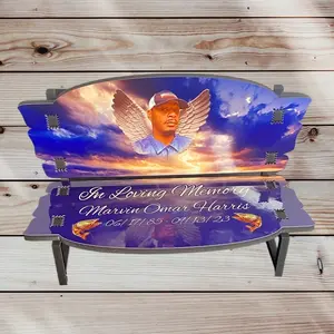 Personalized Memorial Bench | Bench | Custom Bench | Photo Bench | Personalized Bench