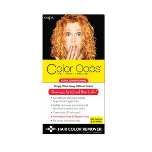 Color Oops Extra Conditioning Hair Color Remover – 1 Application, Ammonia & Bleach Free Color Remover for Dyed Hair