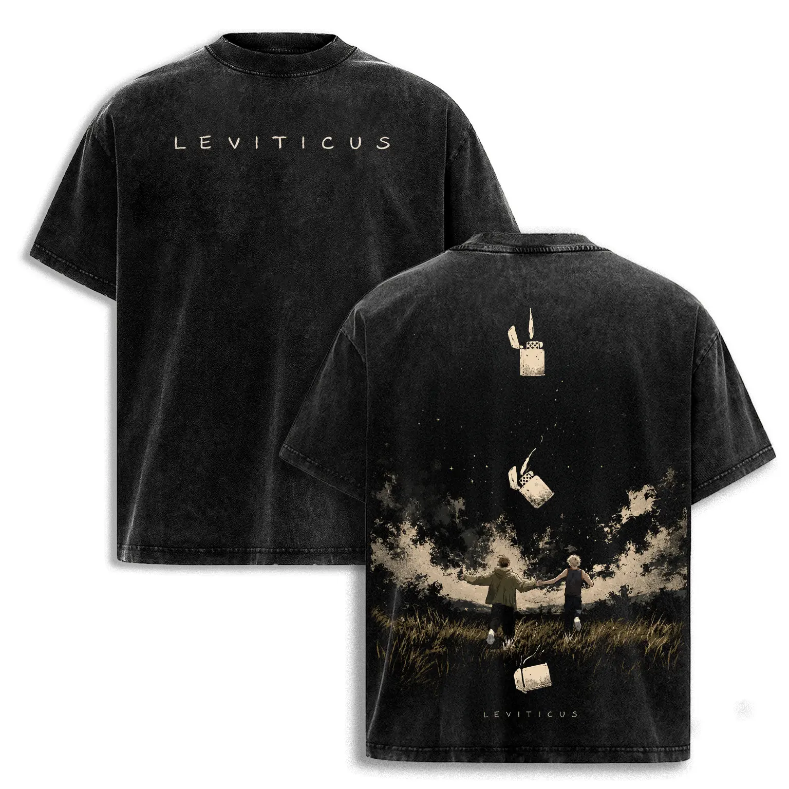 Leviticus Shirt Queer Horror Movie Graphic Unisex Wash Cotton Shirt Forbidden Romance Horror Movie Aesthetic T-shirt Gothic Horror Tee Vintage Thriller T-Shirt Horror Movie Graphic Fan T-Shirt