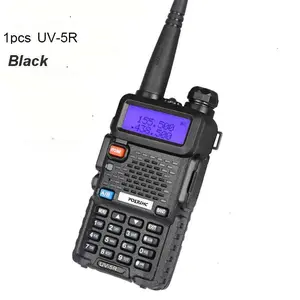 1Pack Baofeng UV-5R Walkie-Talkie, Portable Walkie Talkie, 5W Amateur Radio Handheld Dual Band, Dual-Frequency, 1800mAh USB-Rechargeable Two-Way Radio, ideal for outdoor sports, hunting, camping, survival gear, supports CHIRP
