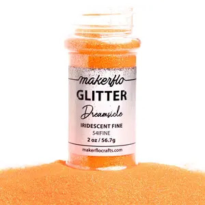 Makerflo Iridescent Fine Glitter - Dreamsicle