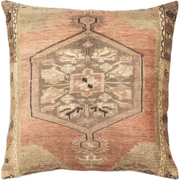 Livabliss JVD001-2222 22x22 in. Meticulously Woven Durable Cotton 2-Sided Cushion Cover - Digitally Printed, Tan, Wheat, Home Décor, Line Dry Compatible
