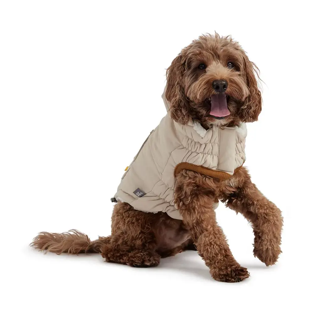 GF PET Arctic Parka / Winter Coat Jacket for Small Dogs Sand - Beige Tan Size XS