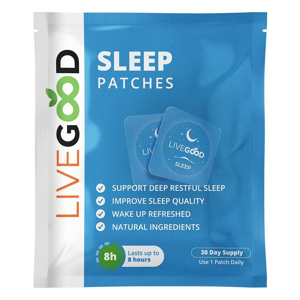 LiveGood PM Patches | Plant-Based Nighttime Formula for Relaxation, Calm Evenings & Daily Wellness Support