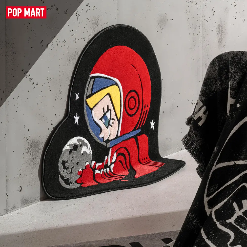 POP MART MEGA SPACE MOLLY Hello, Moon Irregular-shaped Floor Rug