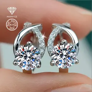 925 silver 1-carat morganite fashion women's earrings are suitable for daily wear, birthday gifts, Valentine's Day, Christmas, Thanksgiving, New Year, casual vacation parties, weddings - women's jewelry gifts.