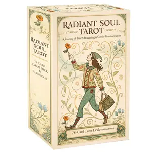 78 Tarot Cards, 13x8 Cm Radiant Soul Tarot Deck, Guide Life Problems Clearly and Calmly, Includes Paper Manual