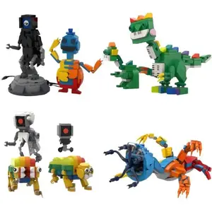 Nightmare Critter Building Blocks Toy Horror Game Poppi Smile Critter Construction Toy Birthday Christmas Easter Gift