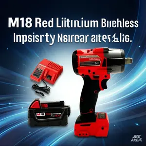 Milwaukee M18 1000NM Impact Wrench】Brushless Motor, 4-Speed Drive, Multi-Speed Adjustment, Ring LED Lighting, Suitable for Auto Mechanics, Equipment Technicians, Home Mechanical Repair Personnel, High-Performance Cordless Tool