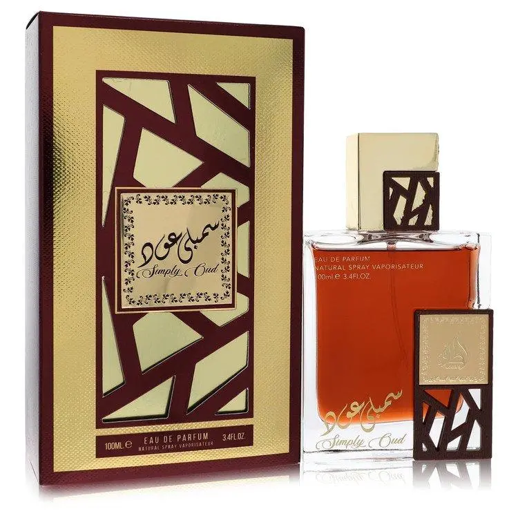 Lattafa Simply Oud Eau De Parfum Unisex — Cardamom, Pepper, Jasmine, 3.4 oz (100 ml) | lattafaamethyst oud edp perfume, lattafawomen's prive rose perfume, unisex amber woody cologne, sweet oud, blue oud, raspberry, cardamom perfume, rose, pepper perfume