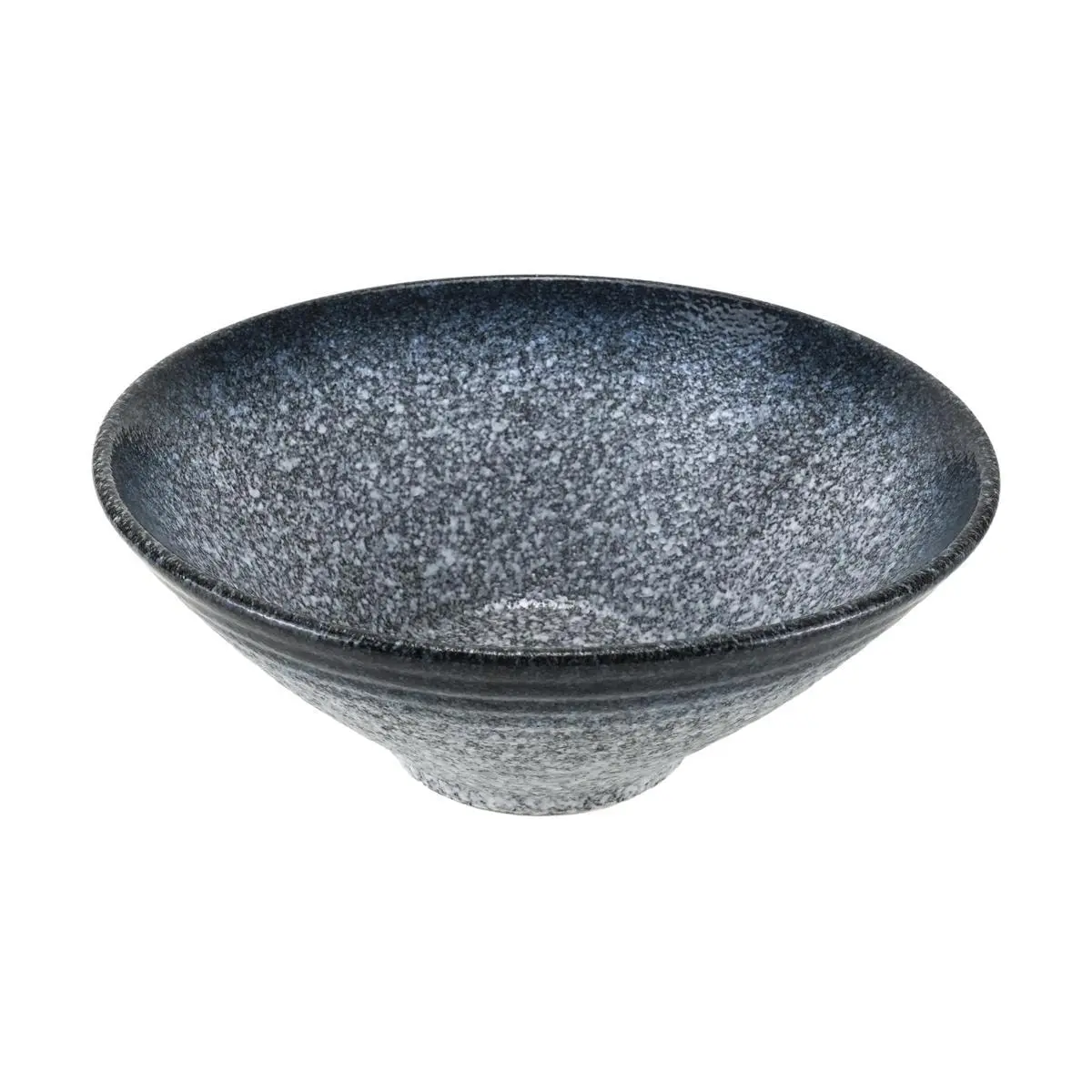 KAWASIMAYA Japanese Ramen Bowl 9 inch Sapphire Blue - Vintage Ceramic Noodle Soup Bowl