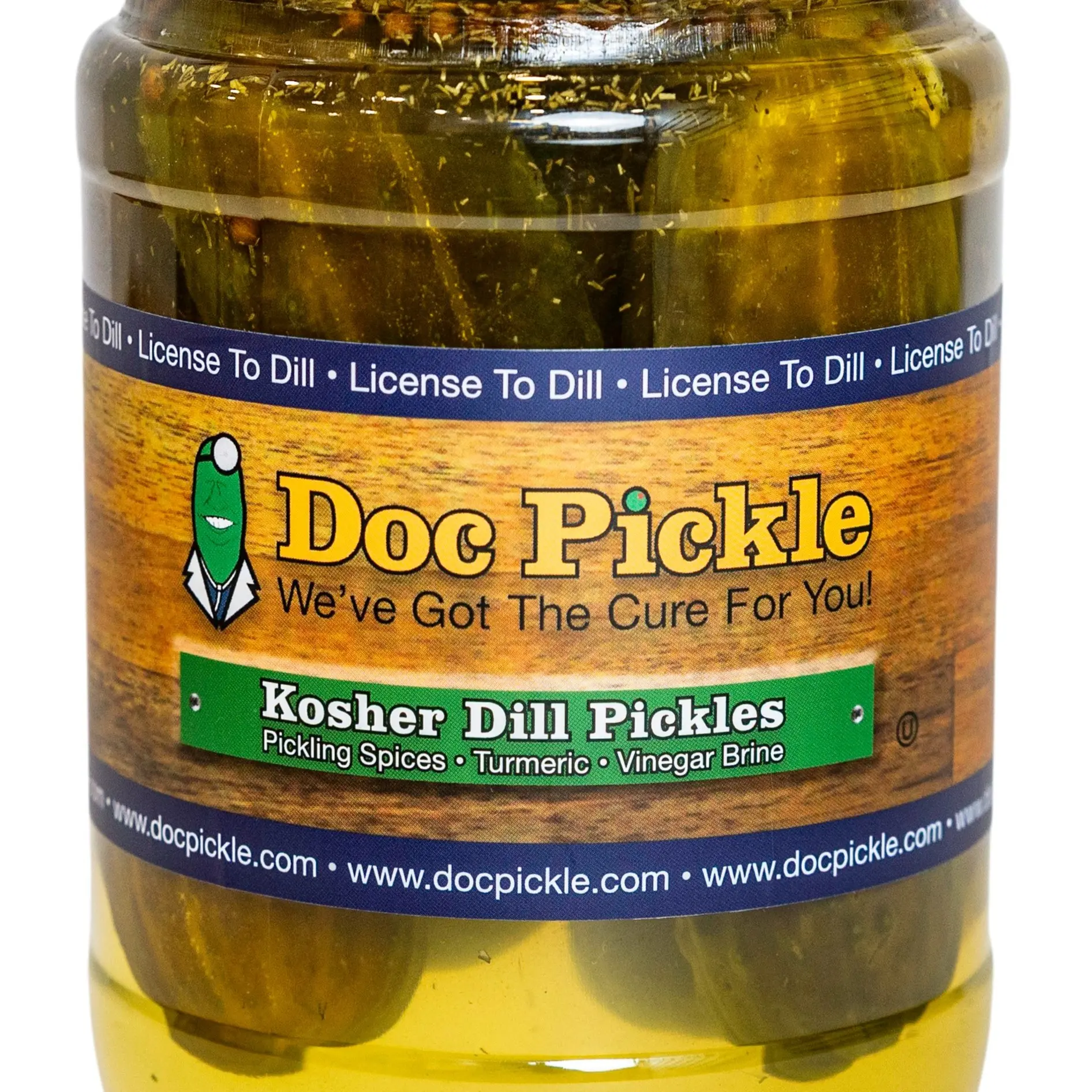 Pickle Sampler Doc Pickle 4-Pack Pickle Sampler - Full Sour Garlic, Kosher Dill, Sweet ...