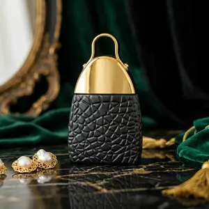 Luxury Handbag Perfume for Women & Men, Black & Gold Statement Eau de Parfum, Bergamot, Black Pepper, Rose, Jasmine, Oud, Leather & Patchouli, Long-Lasting Designer-Inspired Fragrance