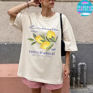 Retro Limoncello La Dolce Vita Comfort Colors Tee, Lemon Shirt, Italy T-shirt, Coastal Granddaughter Aesthetic Amalfi Coast, Summer Shirt