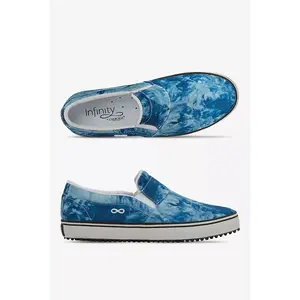 Infinity by Cherokee Women's Rush TX Denim Darling Athletic Slip-On Nursing Shoes