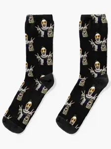 Terrifier Art The Clown Say Hi Funny Socks