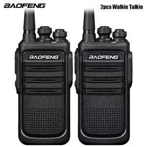 Baofeng Walkie Talkies for Adults Rechargeable New Update BF-888s Two-Way Radios Long Range Interphone Handheld Communicator Professional UHF 2 Pack Set with Earpiece, 16 Channels, Wireless Copy Frequency Handheld Intercom, High Power and Large Capacity