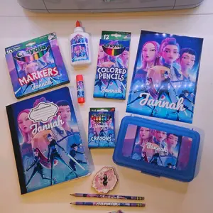 Personalized Back to School Supply Bundle | Custom Name & Theme | Kids School Supplies with Poster & Labels