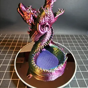 3d Printed Dual-Dragon Dice tower