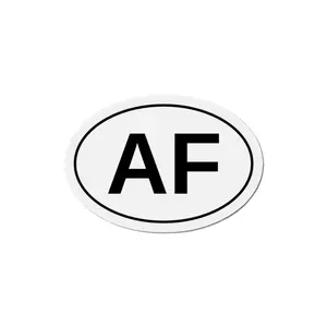 AF - As F*** Oval Magnet