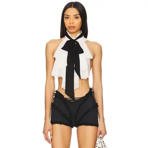 Aniye Records Mimi Ruff Top in Silk