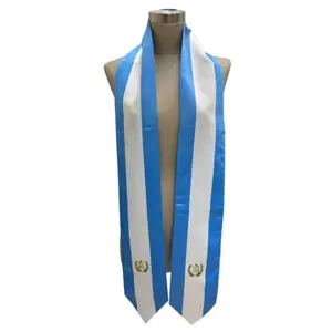 Guatemala Flag Graduation Stole, Sash, Premium stole, Graduation keepsake Sash