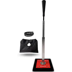 Pro Softball & Baseball Batting Tee, 25-45 Inch Adjustable Height, Universal Baseball Tee for Hitting Drills, Includes Sandbag Pro for Added Stability
