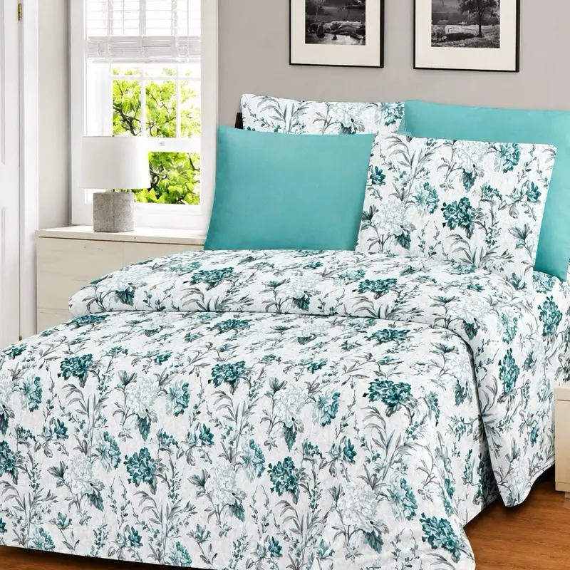 Floral King Bed Sheet Set 6PC