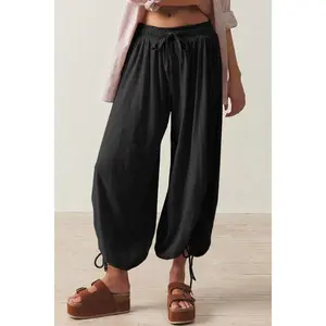 Drawstring Ruched Pants