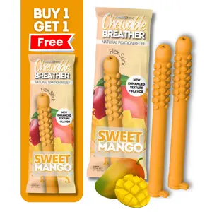 1 FREE - FlexBar Essential Oils Relief to Help Quit Vaping and Quit Smoking Naturally – Non-Edible Aromatherapy Fidget Breather for Stress Relief, Focus & Relaxation (Reusable, Washable)