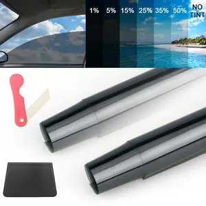 20in x 20FT Uncut Car Window Tint Film Roll 1%-50% VLT Car Home Office Glass