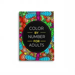 Color By Number For Adults: 75 Beautiful Pictures Designed For Fun, Adult Relaxation & Stress Relief Coloring. Features Flowers, Animals, Mandalas, Nature & Landscapes. Paint Markers Set
