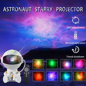 Astronaut Galaxy Star Projector Starry Night Light - Starry Nebula Ceiling Space Projection Lamp with 8 Modes, Remote and 360° Adjustable, Gift for Kid Adult for Bedroom Decor Novel