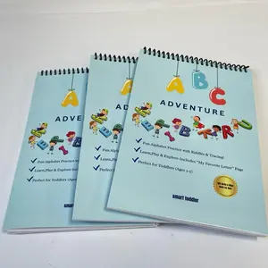 ABC Adventure Reusable Workbook /Write & Wipe Alphabet Learning Book